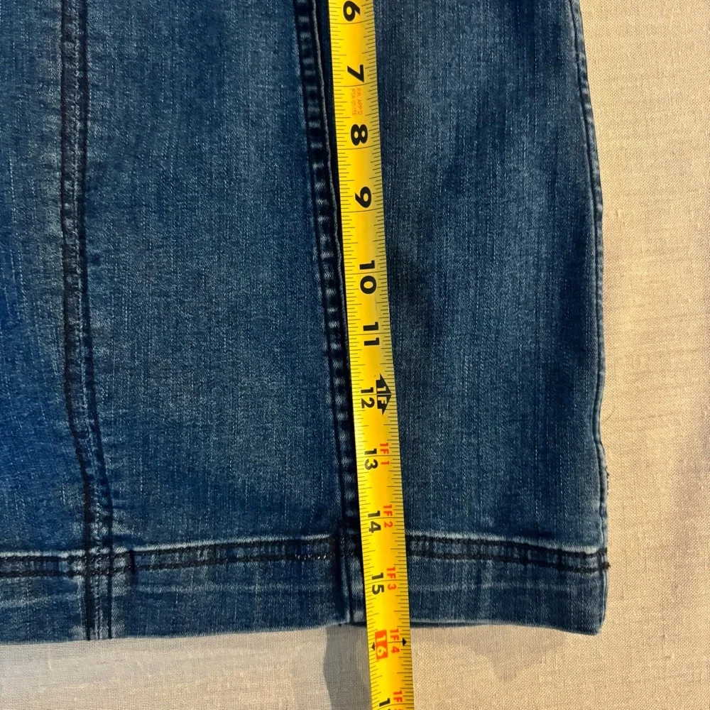 Free People Modern Femme Mini Skirt Westminster Blue 12 - Picture 7 of 8